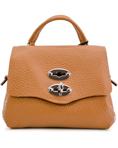 Zanellato Postina Leather Mini Bag - Brown