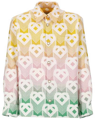 Casablancabrand Gradient Heart Jacket - Multicolor