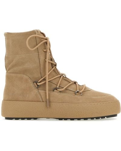 Moon Boot Sand Suede Mtrack Ankle Boots - Brown