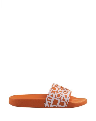 Moncler Orange Jeanne Slippers - Pink