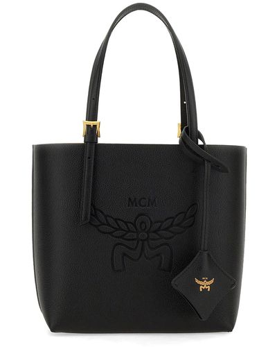 MCM Mini Himmel Shopping Bag - Black