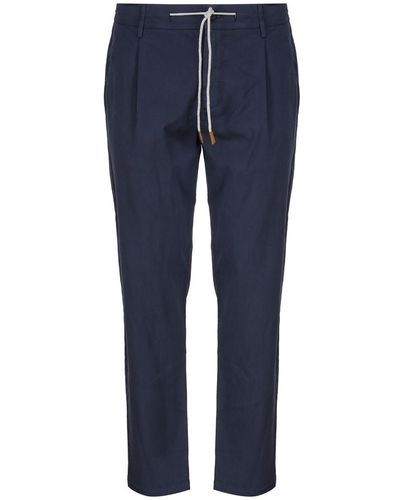 Eleventy Drawstring Pants - Blue