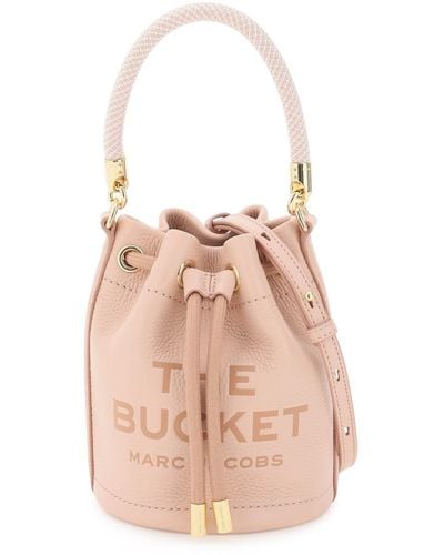 Marc Jacobs 'the Leather Bucket Bag' - Pink
