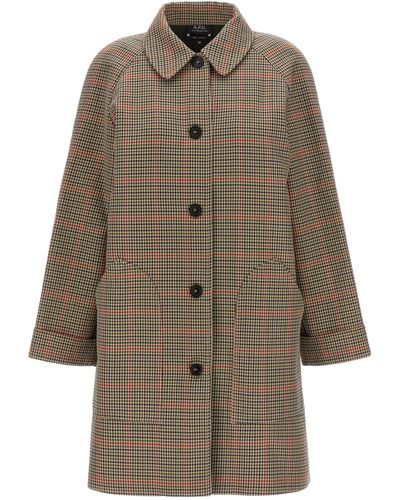 A.P.C. Louanne Coats, Trench Coats - Natural