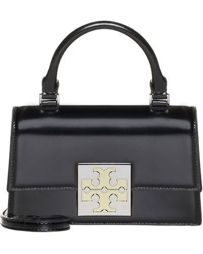 Tory Burch Trend Mini Leather Tote Bag - Black