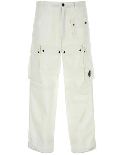 C.P. Company Cotton Pant - White