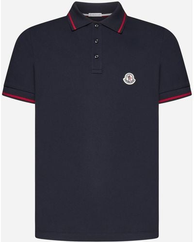 Moncler T-shirts And Polos - Blue