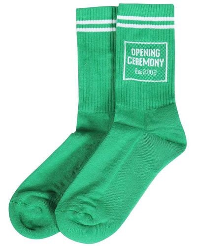 Opening Ceremony Socks - Green
