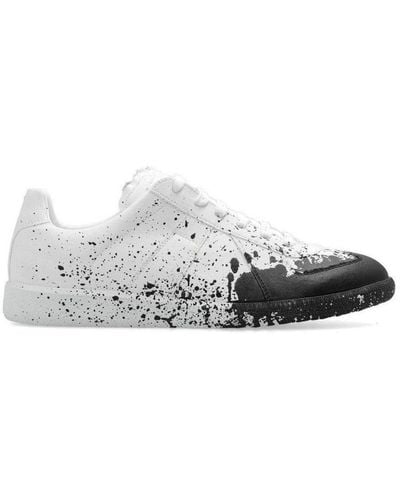 Maison Margiela Paint Drop Sneakers - White