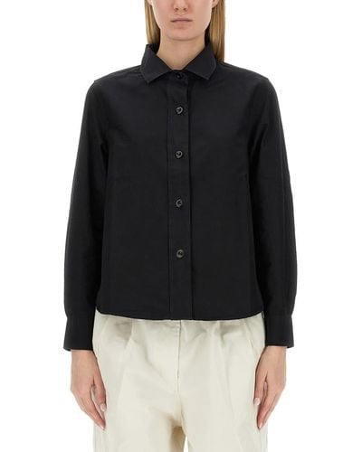 Margaret Howell Cotton Shirt - Black
