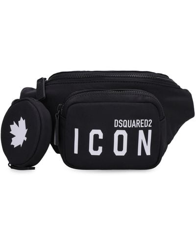 DSquared² Be Icon Nylon Belt Bag - Black