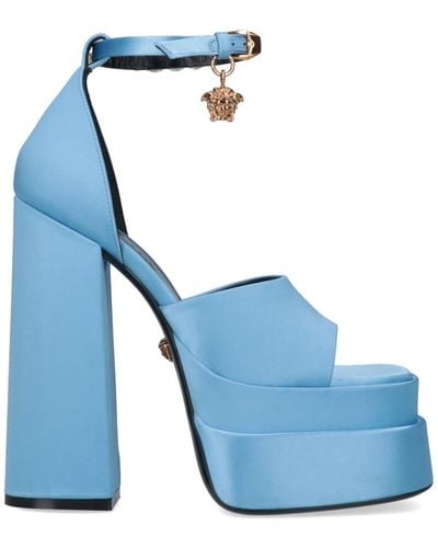 Versace Platform Sandals 'aevitas' - Blue