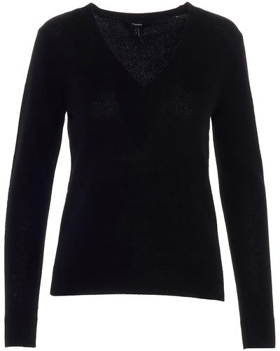 Theory Cashmere Sweater Sweater, Cardigans - Black