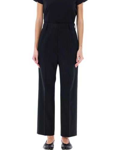 MM6 by Maison Martin Margiela Slim Tailored Trousers - Black