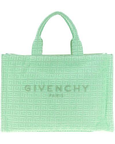 Givenchy Plage Medium Capsule G-Tote Shopping Bag - Green