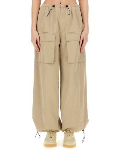 MM6 by Maison Martin Margiela Cargo Trousers - Natural
