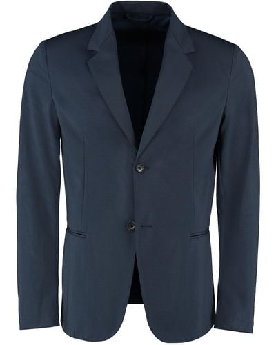 Hydrogen Single-Breasted Two Button Jacket - Blue