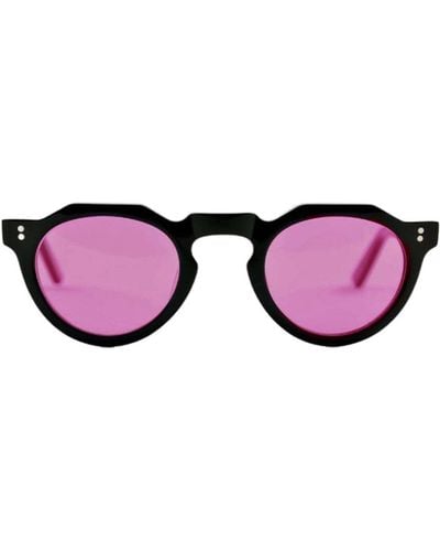 Lesca Pica - Black Sunglasses - Pink