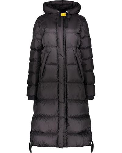 Parajumpers Mummy Long Hooded Down Jacket - Black