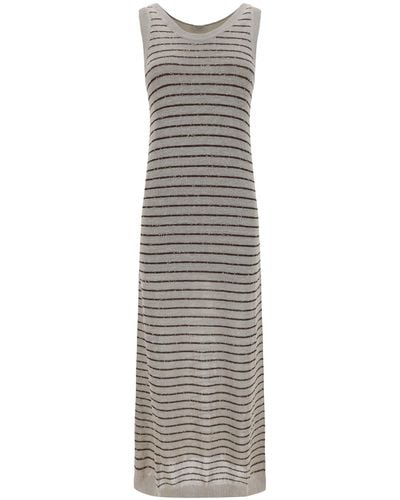 Brunello Cucinelli Dresses - Grey