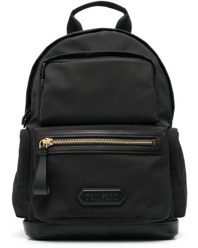 Tom Ford Recycled Nylon Backpack - Black