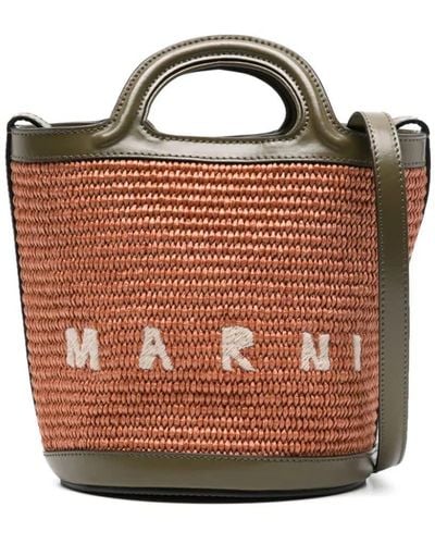 Marni Tropicalia Mini Bag - Brown