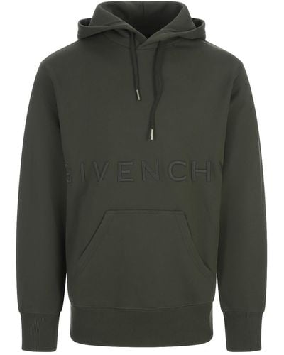 Givenchy 4g Hoodie In Grey - Green