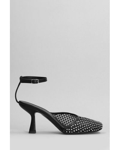 Christopher Esber Minette Veiled Heel Court Shoes - Grey