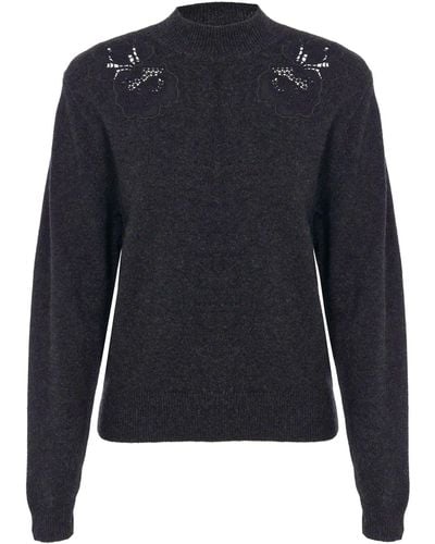See By Chloé See Trough Detail Sweater - Black