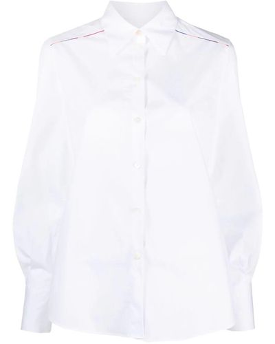 PS by Paul Smith Spread-collar Poplin Shirt - White
