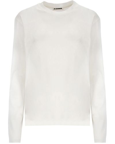 Jil Sander Cotton T-shirt - White
