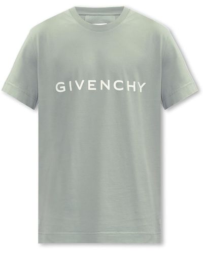 Givenchy T-shirt With Logo - Green