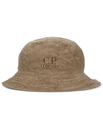 C.P. Company 'ba-tic Light' Bucket Hat - Natural