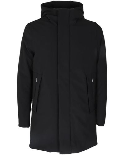 Rrd Long-Sleeved Hooded Parka - Black