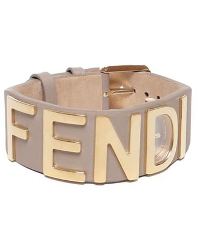Fendi Graphy Bracelet Watch - White