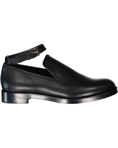 Max Mara Lawrie Leather Loafers - Black