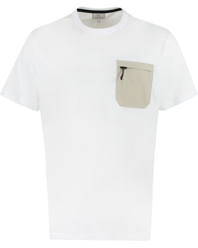 Woolrich Chest Pocket Cotton T-shirt - White