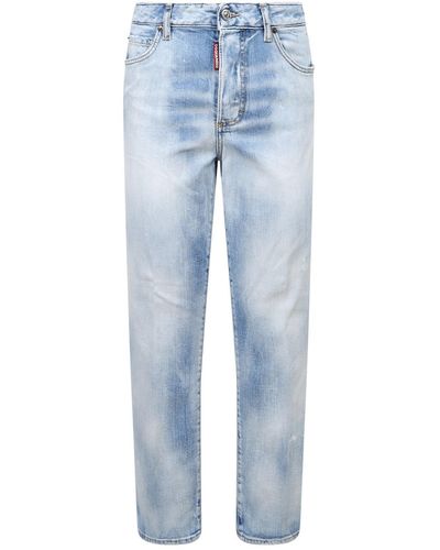 DSquared² Straight Leg Jeans - Blue