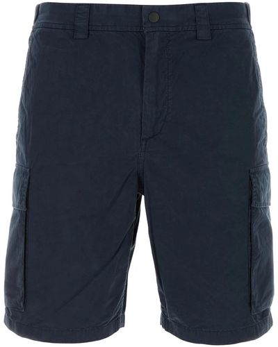 Woolrich Cotton Bermuda Shorts - Blue