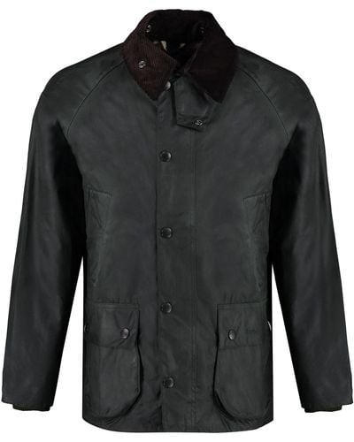 Barbour Bedale Waxed Cotton Jacket - Black