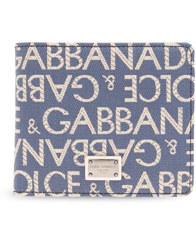 Dolce & Gabbana Dolce & Gabbana Folding Wallet - Blue