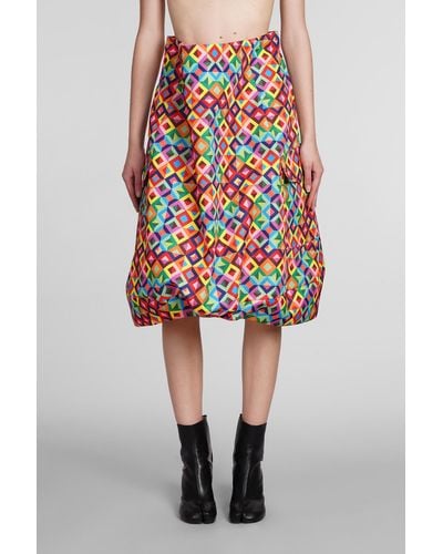 Comme des Garçons Skirt In Multicolour Polyester