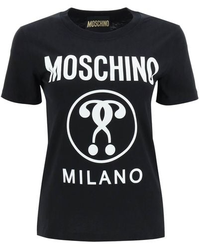 Moschino Double Question Mark T-shirt - Black