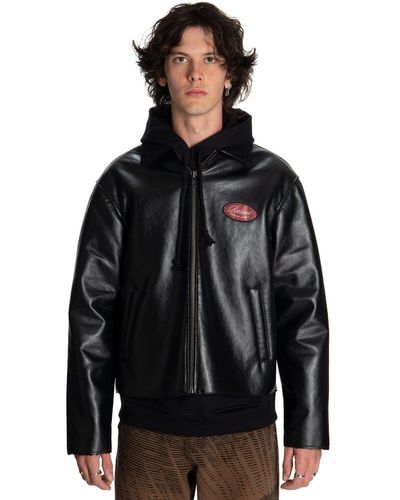 Rassvet (PACCBET) Leather Jacket - Black
