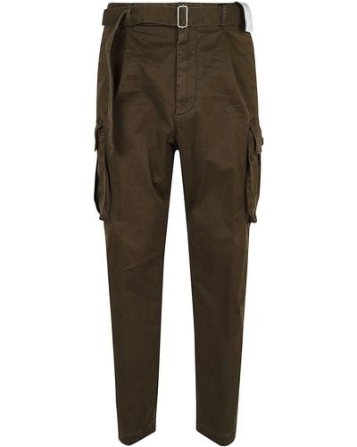 DSquared² Hunter One Pleat Pant - Green