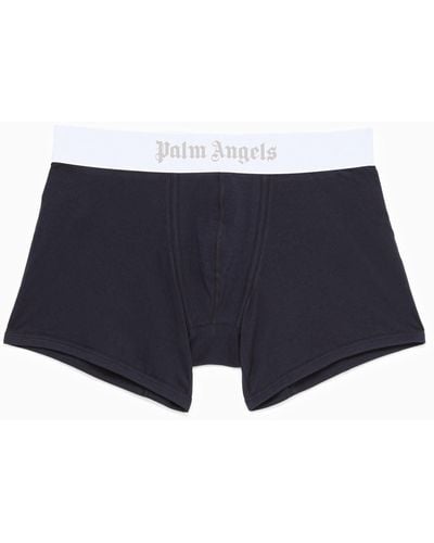Palm Angels Classic Logo-waistband Boxers Set - Blue