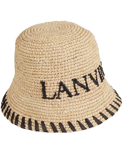 Lanvin Ete Bucket Hat - Natural