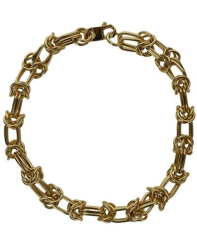 FEDERICA TOSI Cecile Twisted Chain Necklace - Metallic