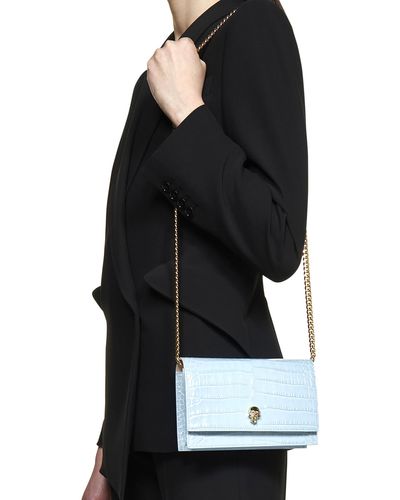 Alexander McQueen Shoulder Bag - Women - Blue