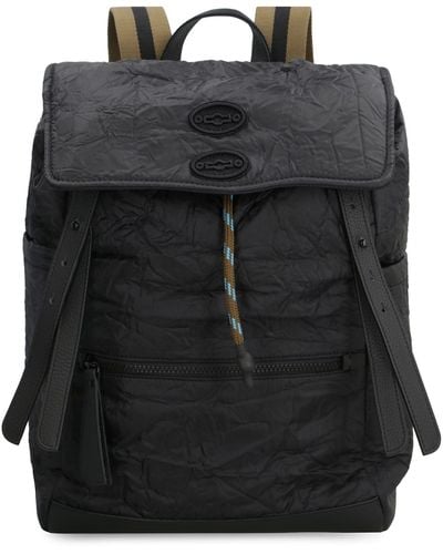 Zanellato Milo Technical Fabric Backpack - Black